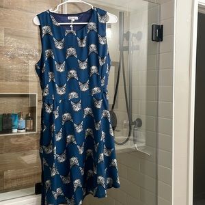 Short Blue Cat themed dress!